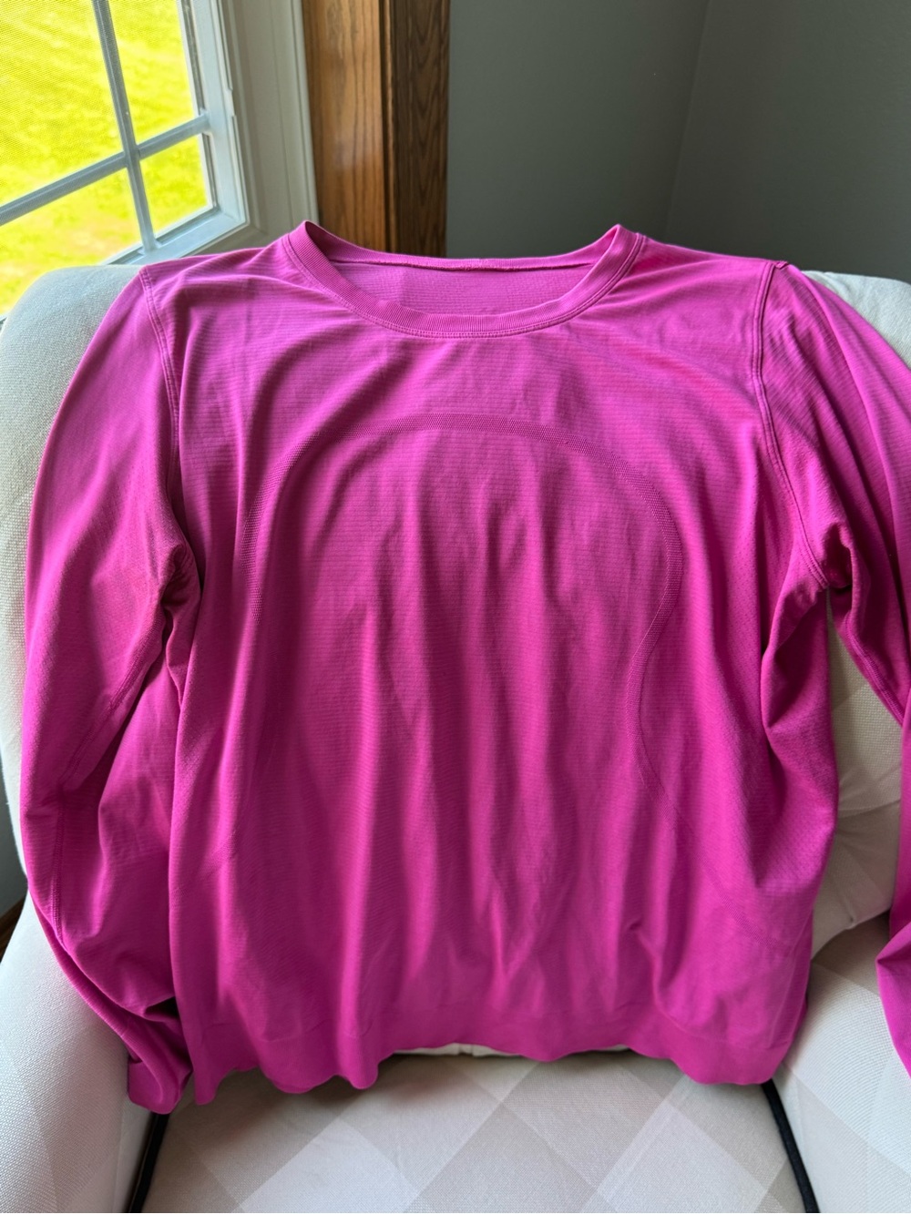 lululemon athletica Women's Long Sleeve Crewneck Top - Hot Pink